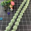Lace Trim & Faux Mink Fur Pom-pom Border for Crafts and Clothing