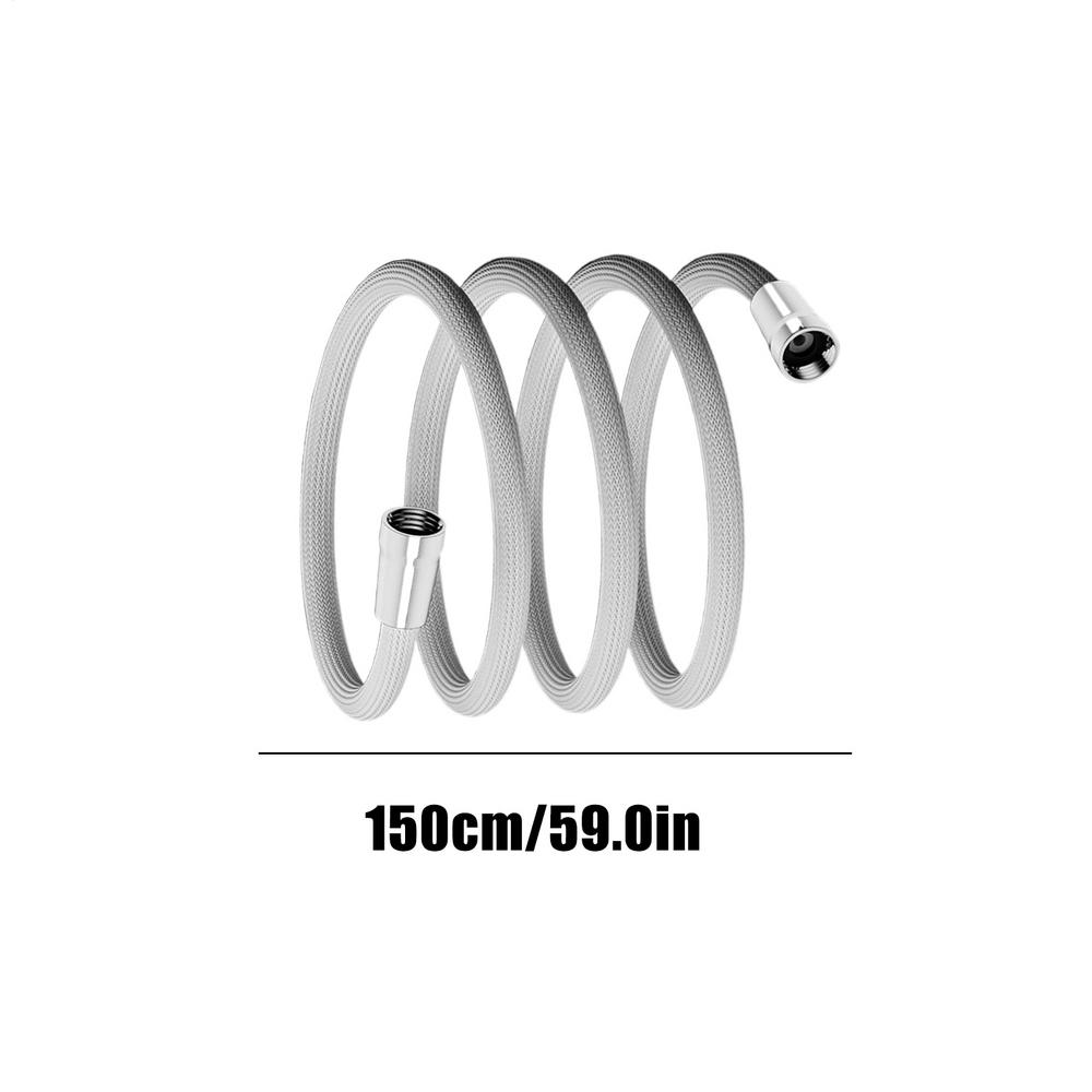 Shower Hose Extension Detachable Shower Hose Extender Braid Attachment Nozzle Extender For Bathroom Bathtub Kitchen Sink Rv Dorm