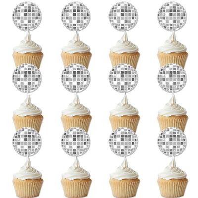 New Style, Disco Theme, Party Decoration, Baking Cake Flag, Nightclub Props, Desktop Cake Decoration Supplies