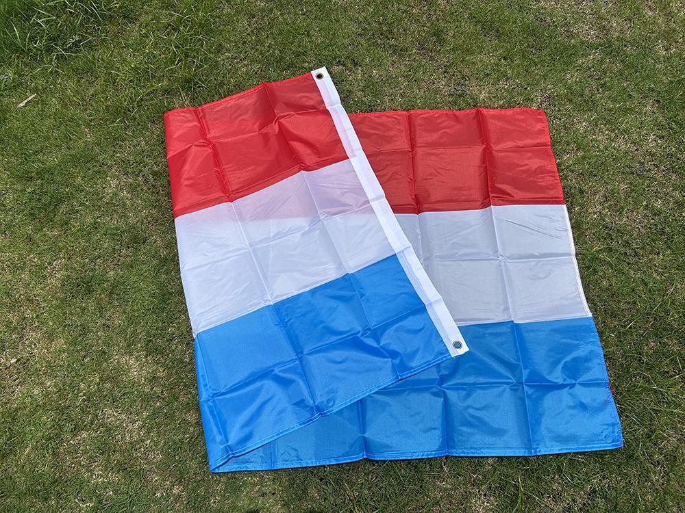 (SKY FLAG)Luxembourg Flag 90x150cm Polyester Printed Hanging Banner Luxembourg Luxemburg Flag For Home Decoration