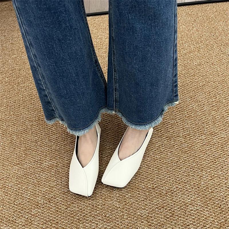 Fashion 2025 Spring Autumn Slip On Women Mary Jane Shoes Fashion Female Outdoor Soft Leather Dress Flats Shoes