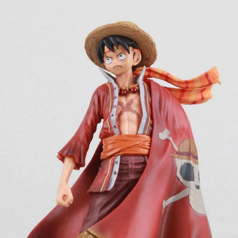 15-årsjubileum Japan Anime Figur Monkey D Luffy Figur Ferdigvarer PVC Action Figur Collection Modell Leker 18 cm Figura