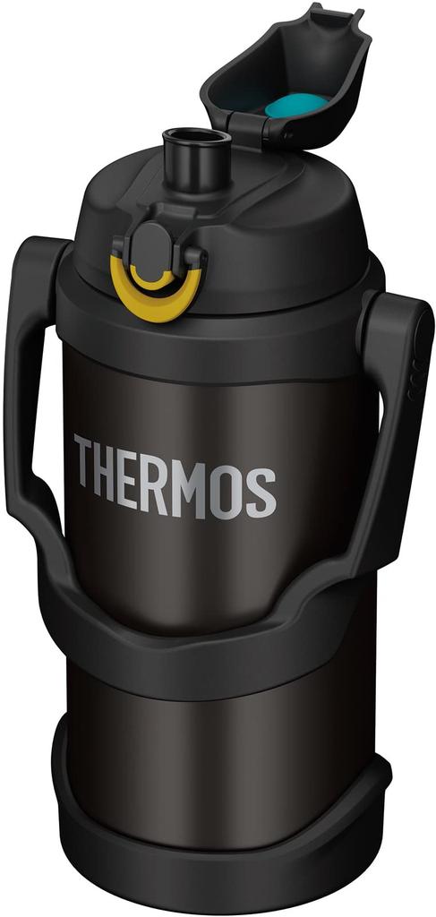 Thermos Vacuum Insulated Sports BK Jug, 2L, Black, FJQ-2000