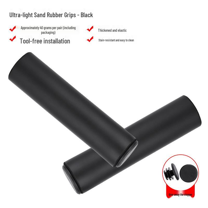 New Soft Silicone Handlebar Grips for Mountain Bikes