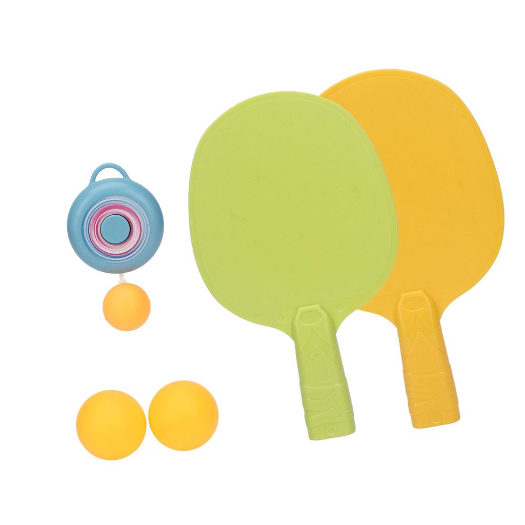 Indoor Hanging Table Tennis Hand Eye Coordination Toy 2 Racket Hanging Pingpong Trainer for Children Adult