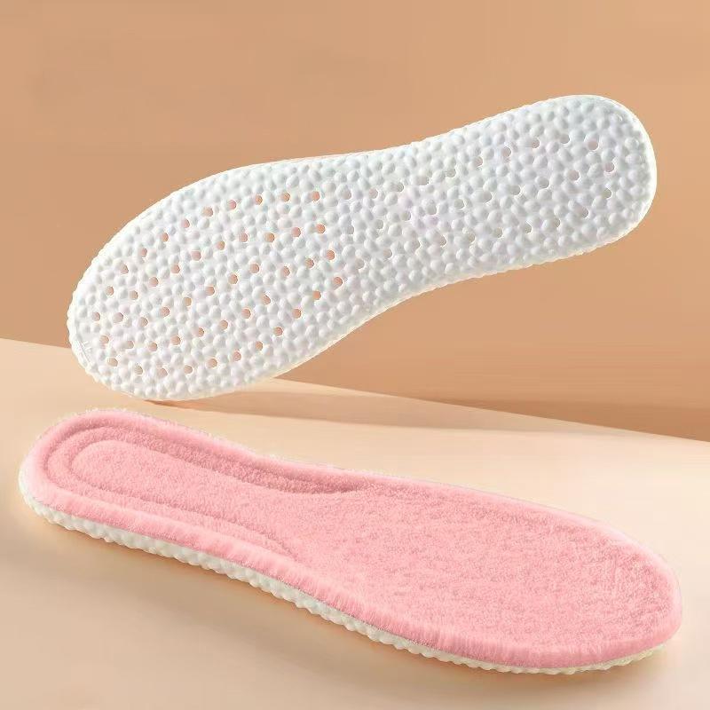 

2pcs Self Heated Thermal Insoles for Feet Winter Warm Wool Thermal Memory Foam for Men Women Sports Shoes Self-heating Shoe Pads 35-36