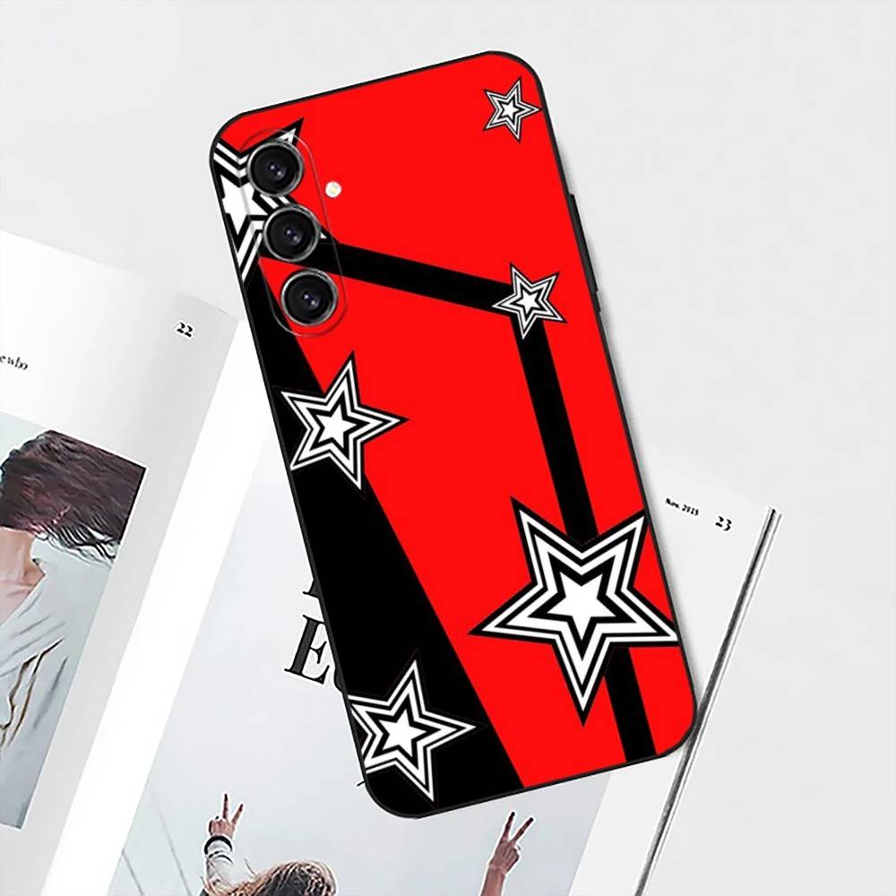 Game P-Persona 5 Phone Case For Samsung S25,S24,S21,S22,S23,S30,Ultra,S20,Plus,Fe,Lite,Note,10 Black Soft Shell