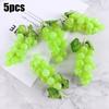 Lifelike Artificial Grape Fruit Leaves Plant for Home Showcase Display