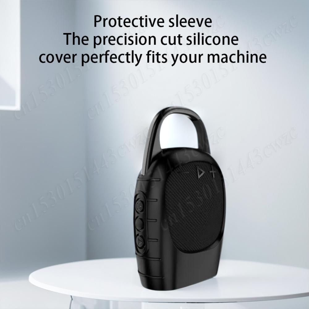 Husă de Protecție din Silicon, Stand de Transport pentru Boxă, Husă Tip Plic cu Stand, Rezistentă la Șocuri, Husă de Călătorie Protectoare, Rezistentă la Praf, Anti-Cădere pentru JBL Clip 5