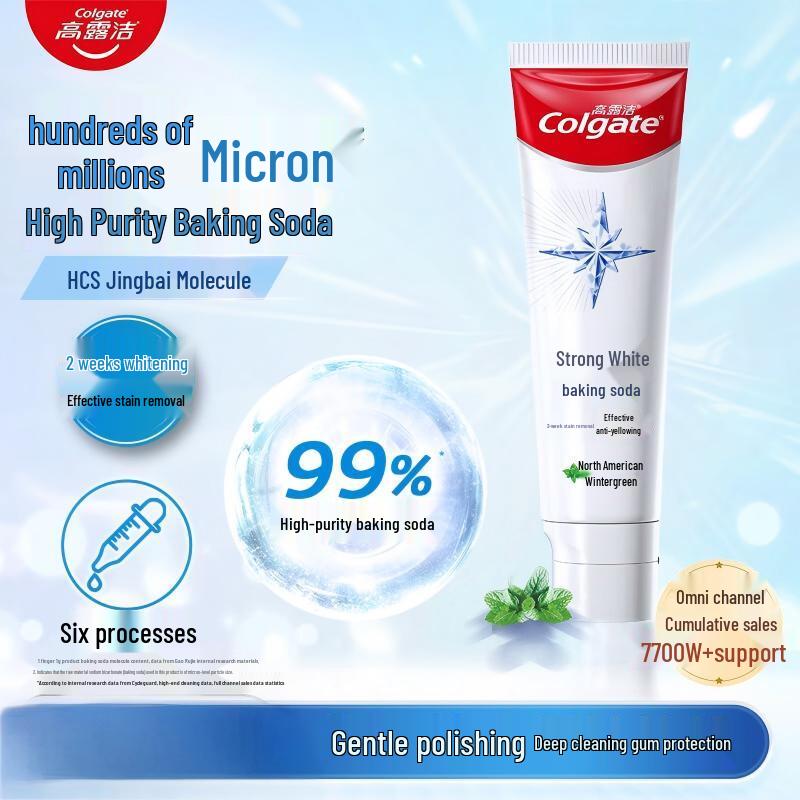 

Colgate Strong White Baking Soda Spearmint Whitening Toothpaste