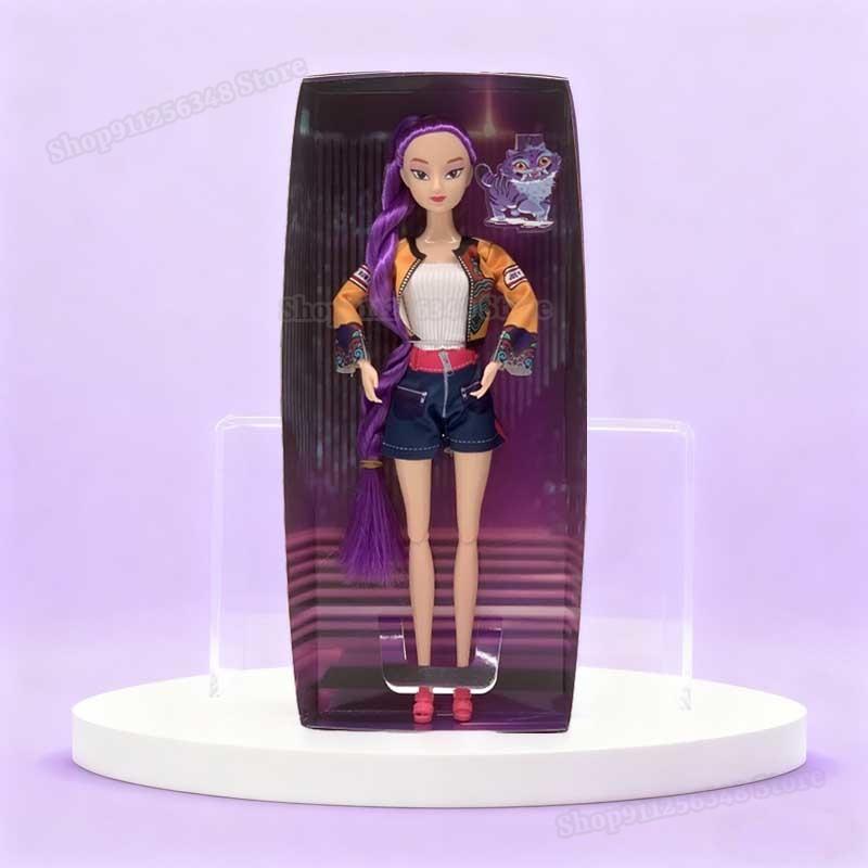 Cartoon Anime K-pop Demon Hunters Doll Kawaii Vinyl Toys Rumi Mira Zoey Action Figures Fans Ornaments Christmas Room Decoration