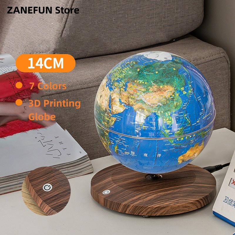 3D Printed Magnetic Levitating Moon Lamp Globe Creative Office Home Decoration Unique Gifts