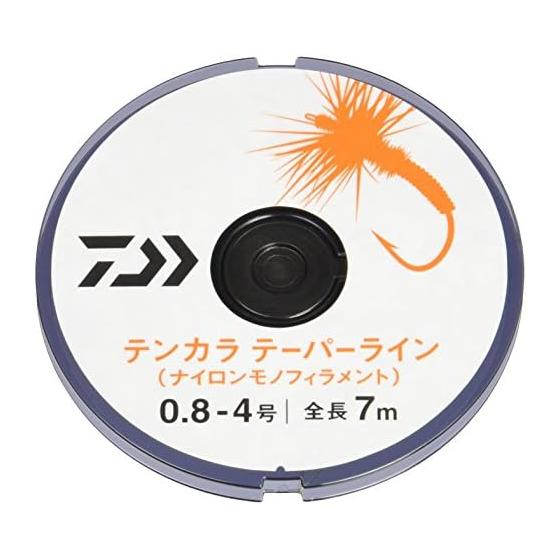 DAIWA Нейлоновая леска Tenkara Коническая леска №. 0,8-4 7м x 2 Желтый