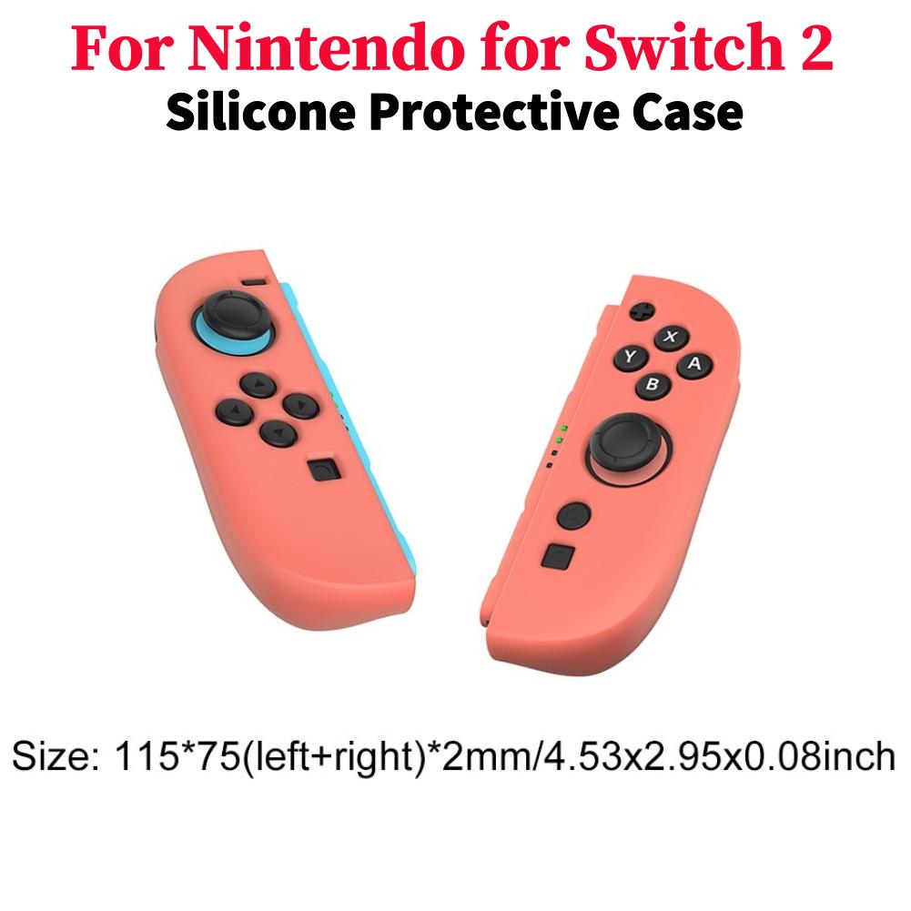 For Nintendo Switch 2 Joy-Con Controller Handle Silicone Protective Case Anti-Slip Protection Covers For NS 2 Game Controller
