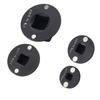 4Pcs Low Profile Socket Adapter Set 1in to 3 4in 3 4in to 1 2in 1 2in to 3 8in 3 8in to 1 4in Drive Reducing Adapter