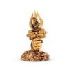 Artarium Shiv Trishul-idol Helig treudd av Mahadev för tillbedjan Kompakt Gudomligt prydnadsföremål