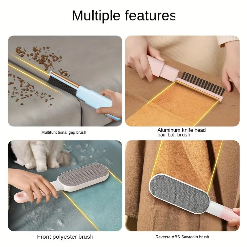 4-in-1 Reusable Gauze Dust Collector, Double-sided Pet Hair and Dust Brush,for Clothes, Sofas, Furniture, Bedding and Carpets