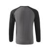 Herren Plus Size Lockeres Atmungsaktives Langarm Raglan Rundhals T-Shirt