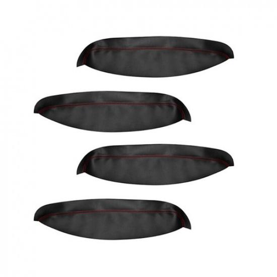 Door Handle Panels Armrest Leather Protection Cover For Nissan Qashqai +2 07-14