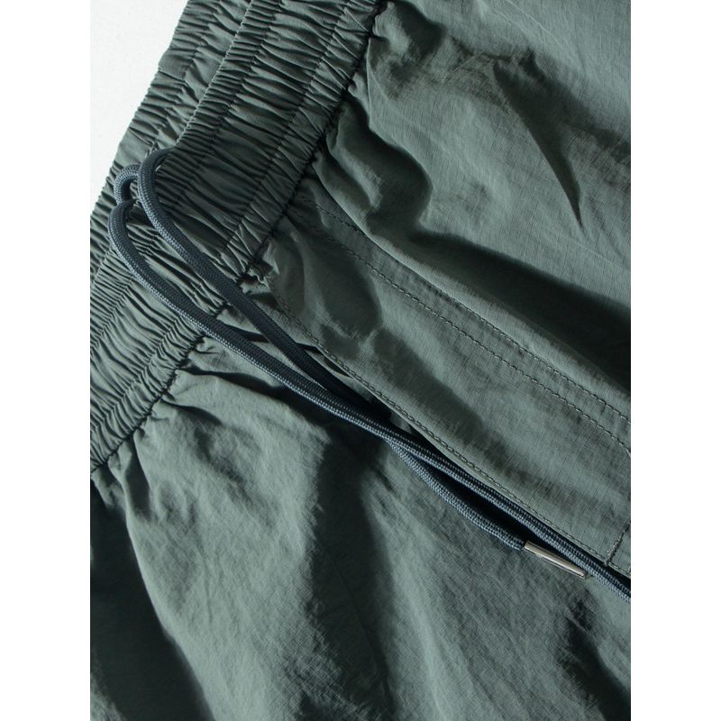 Casual Pants Men Summer Thin Waterproof and Hard-Wearing Durable Paratrooper Pants Youth Trendy Handsome Easiest for Match Loose Straight Trousers