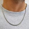 Silver Chain Men' Chain SILVER 925 4.5mm Armored + FREE