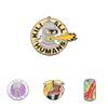 Character Cartoon Artistic Brooch Alloy Pin Eyecatching Design For Collectors And Lovers Fashion