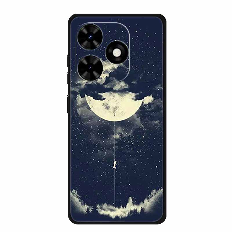 For Tecno Spark Go 2024 Case Luxury TPU Silicone Soft Back Cover Phone Cases for Tecno SparkGo 2024 BG6 Shockproof Flower Fundas