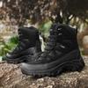 Men's Breathable Non-Slip High-Top Tactical Hiking Boots - Large Size, Wear-Resistant, Outdoor Field Combat Footwear
