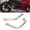 Motorcycle Modification Exhaust Middle Link Pipe Fit for YZF R15 MT?15 2008?2017