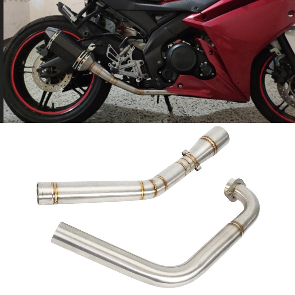 Motorcycle Modification Exhaust Middle Link Pipe Fit for YZF R15 MT?15 2008?2017