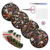 Easy Embroidery Set Butterfly Craft All Materials High Quality Cotton Fabric For Relaxing Activity