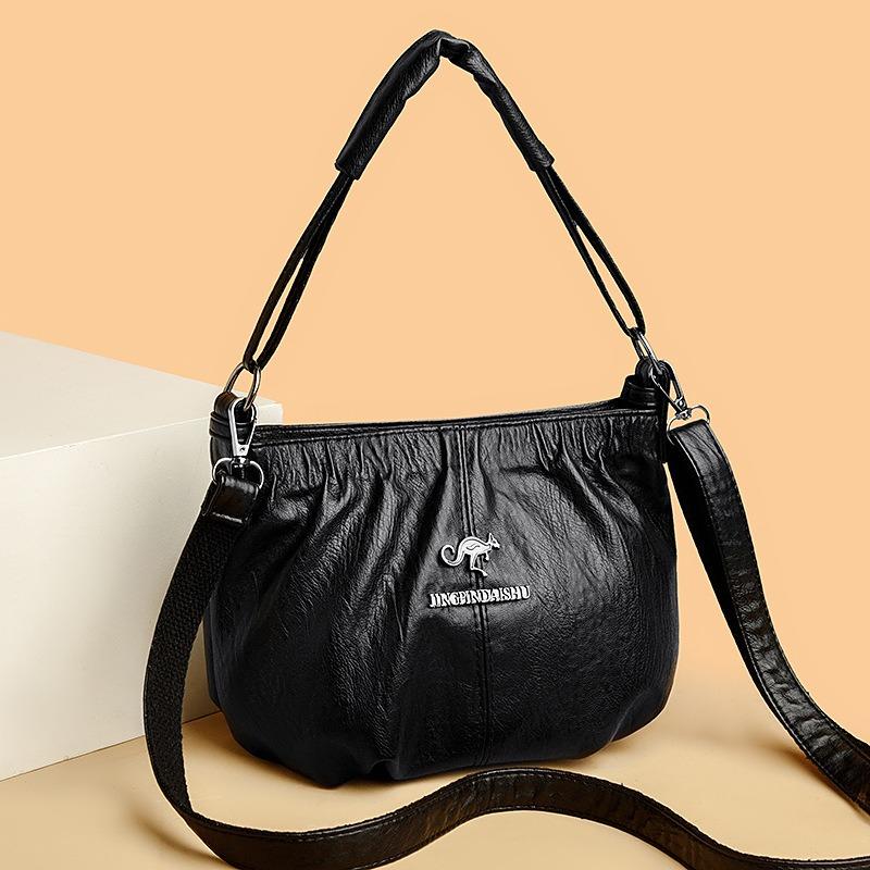 Women's Handbag New Women's Bag Fashion Retro Small Bag One Shoulder Multi-layer Large Capacity Messenger Bag