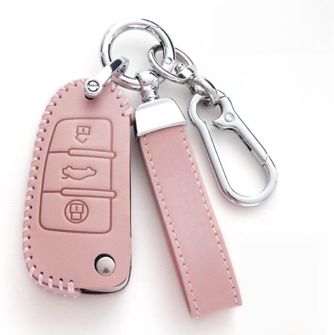 

Новый Модный Чехол-Книжка для Автомобильного Ключа для A1 A3 8P 8L A4 A5 B6 B7 A6 A7 C5 C6 4F Q3 Q5 Q7 Q8 TT S3 S4 S6 RS Аксессуары розовый