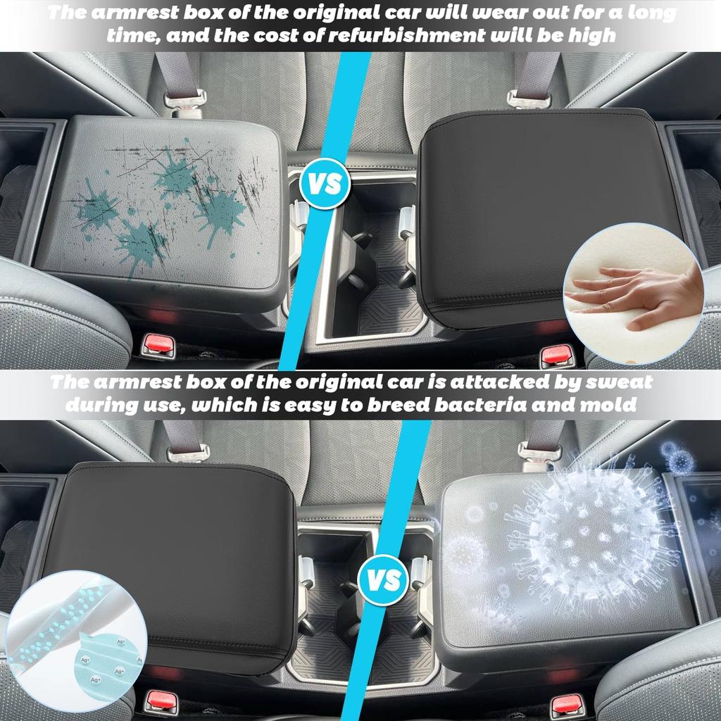 SHAOHAO for 2024 2025 Toyota Tacoma Center Console Cover, for 2024 2025 Toyota Tacoma Accessories SR/SR5/TRD PreRunner/TRD Pro/Limited/Trailhunter