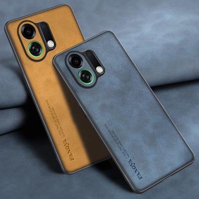 Voor OPPO K13 Turbo Pro 5G Hoes Luxe PU Lederen Telefoonhoes Voor OPPO K13 Turbo Achterkant Siliconen Schokbestendig Volledige Bescherming