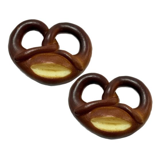 

2Pcs Bag Pendant Simulated Bread Shape Keychain Charm Solid Texture Mobile Phones Keys Bags Pendant Healing Atmosphere Accessory C