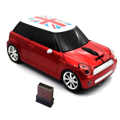 Kamouse Wireless Car Super Cute USB Computer Optical Gaming Mouse with Mini Receiver for and Red Mouse, Car-Shaped PC, Notebook, Windows,