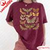 Butterfly Shirt Moth Tops Cottagecore Shirt Bug Clothes Aesthetic Tees Cottage Core Tees Goblincore Clothes Dark Academia Shirt