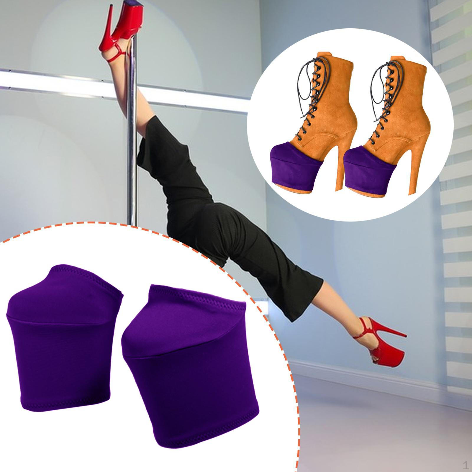 

1 Pair of Overshoes for Pole Dancing with Elastic Sleeves, Non-slip, Costume Protection, Suitable S