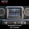 For JEEP WRANGLER 18-21 Navigation Screen Transparent TPU Protective Film Anti-scratch Repair Film Accessories Refit