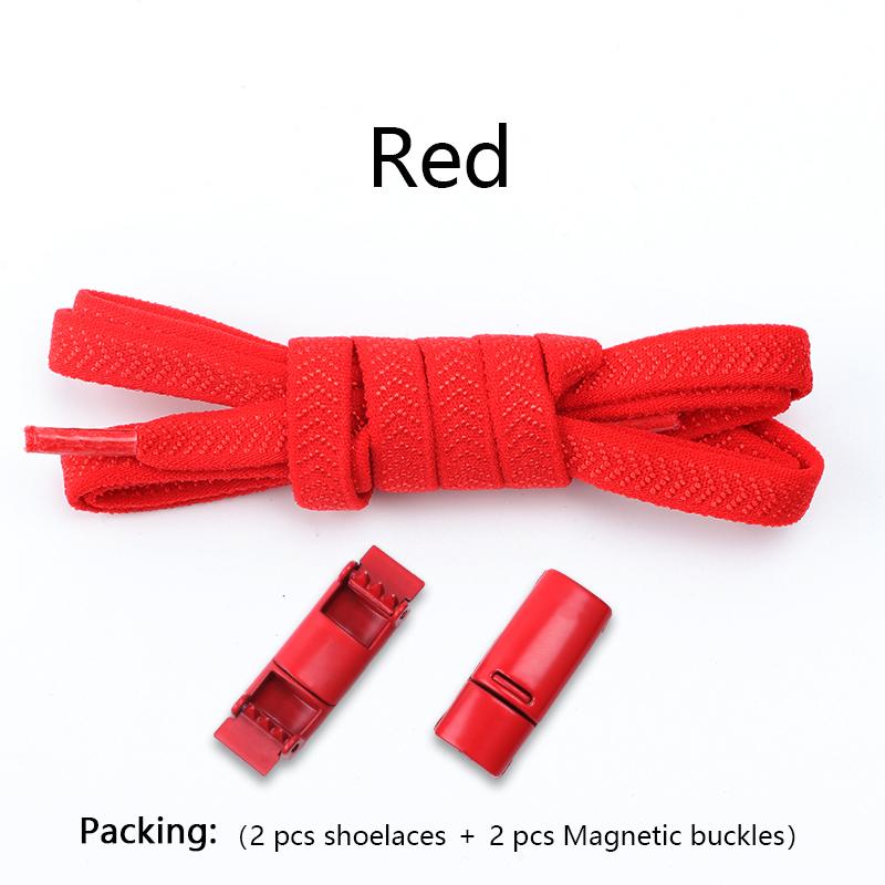 No Tie Shoelaces Magnetic Shoe Laces Clip Without Ties Shoelace Flat Elastic Laces for Sneakers Rubber Laces Stretch Shoestrings