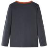 Children's Long-sleeved T-shirt Anthracite 92/104/116/128/140