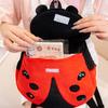 Borsa Coccinella 40cm Zainetto Animale Cartone Animato Coccinella Morbidi Peluche Giocattoli Zaini Bomboniere Celebrazione Data di Nascita Bambini Regali Ragazzi Ragazze