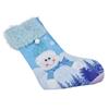 Cute Hanging Christmas Sock Luminous Candies Bag Gift Stocking with Hook for FestivalSnowman Type