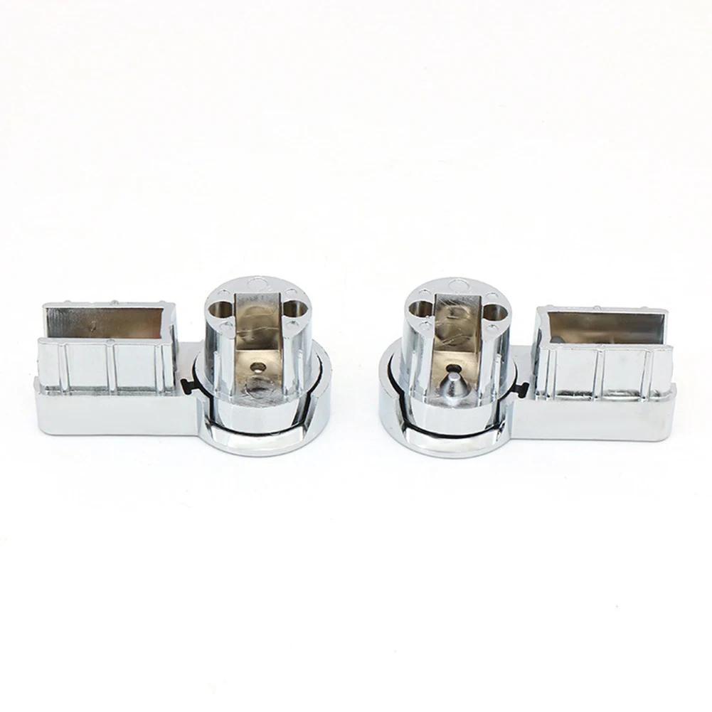 ABS Shower Holder Bath Hinge Brackets Elegant Bathroom Design Long-lasting Shower Solution ABS Chrome Plating Hinges