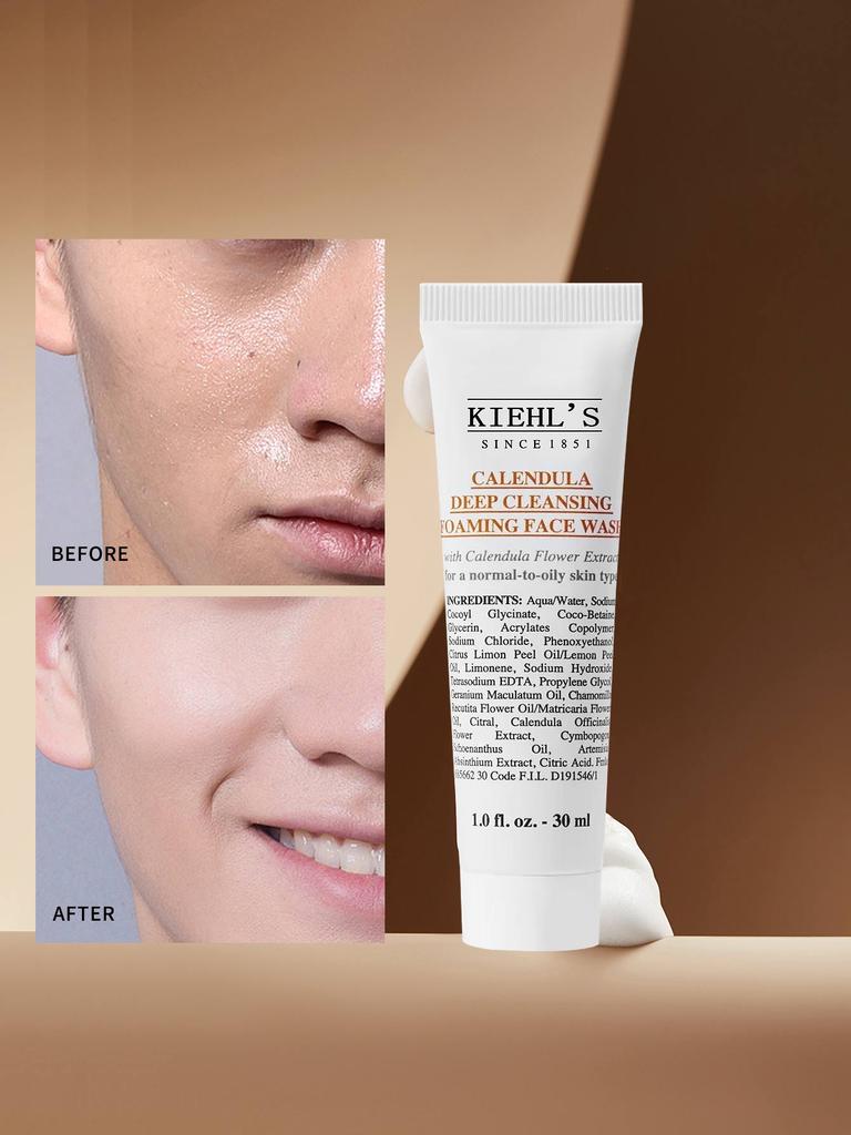Kiehl's Calendula Deep Cleansing  Foaming Face Wash - 1.0FL.OZ./30ML