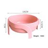 Colorful Raised Cat Bowls Large Capacity Neck Guard Cat Food Bowl Non-Slip Stable Pet Water Bowl for Puppy Cat