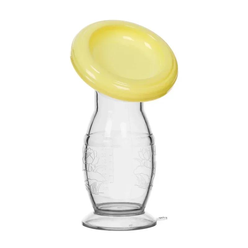 Ventitor din silicon Accesorii pentru pompa de san manuala Suport colector de lapte matern Biberon pentru alaptare pentru bebelusi Pompa de alaptare puerperala