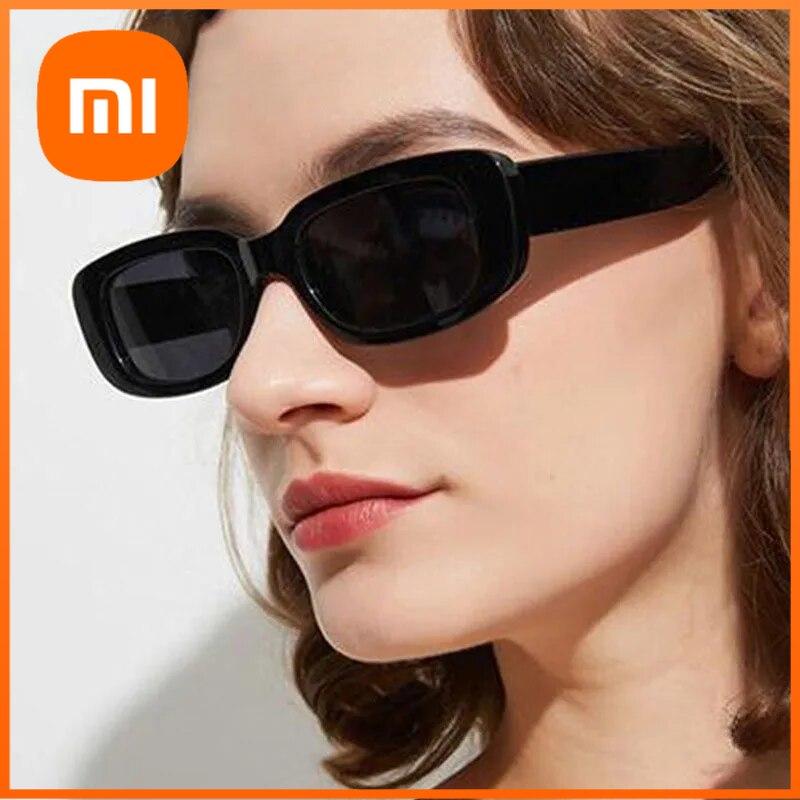 Xiaomi Küçük Çerçeveli Kedi Gözü Güneş Gözlüğü Süper Havalı Moda İçbükey Şekil Sokak Çekimi Kişilik Güneş Gözlüğü Kadın Her Şeye Uyumlu Moda