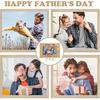 DETIHO Dad Picture Frame, Father's Day Picture Frames, Best Daddy Ever Gift,Birthday Gifts, We Love You Dad Photo Decor, Fit 4x6 Photo Wooden